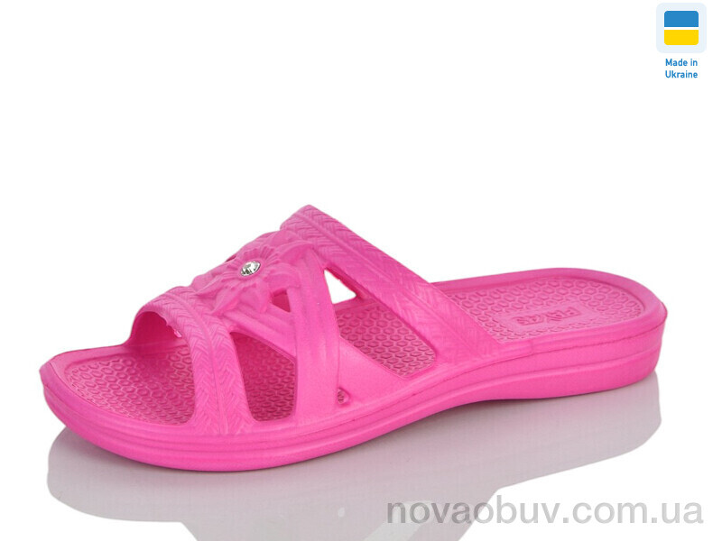 Шльопанці Lot Shoes Камінчик старий малина