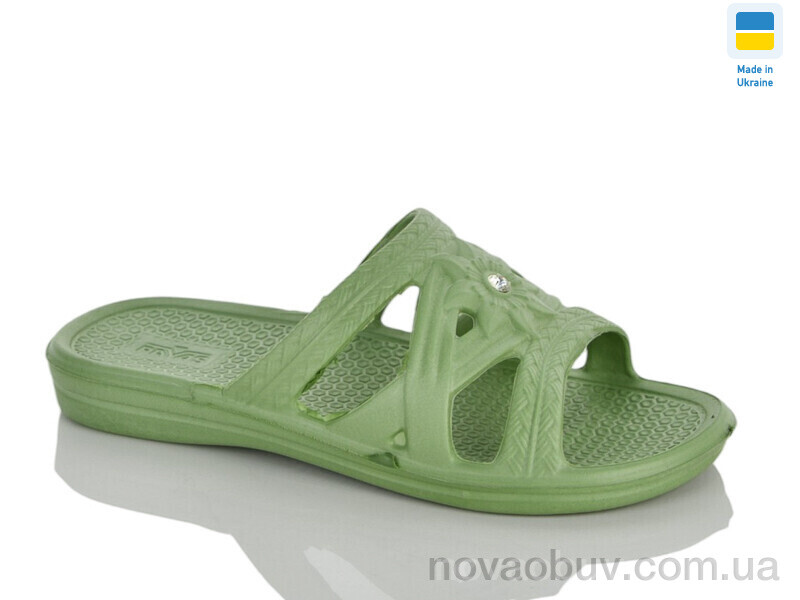 Шльопанці Lot Shoes Камінчик старий олива
