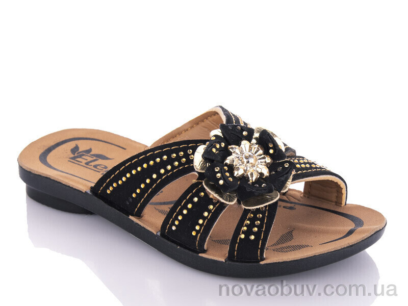 Шльопанці DeMur K26-Elena 1 black (25-29)