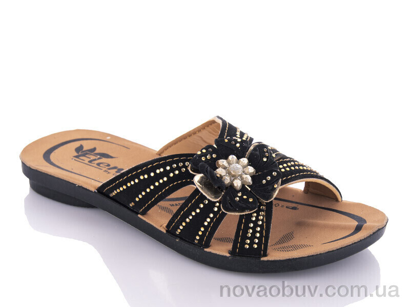 Шльопанці DeMur K26-Elena 1 black (30-35)