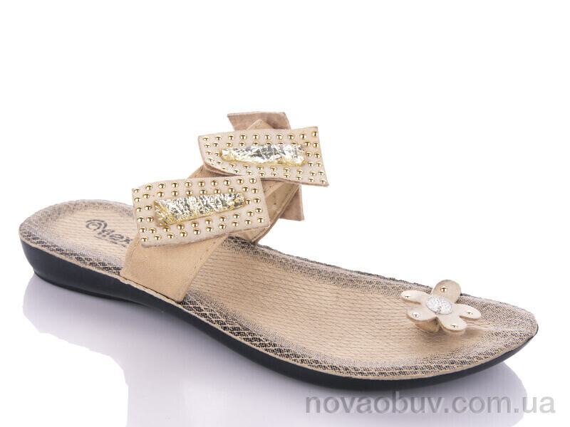 Шльопанці DeMur W26-07200 beige