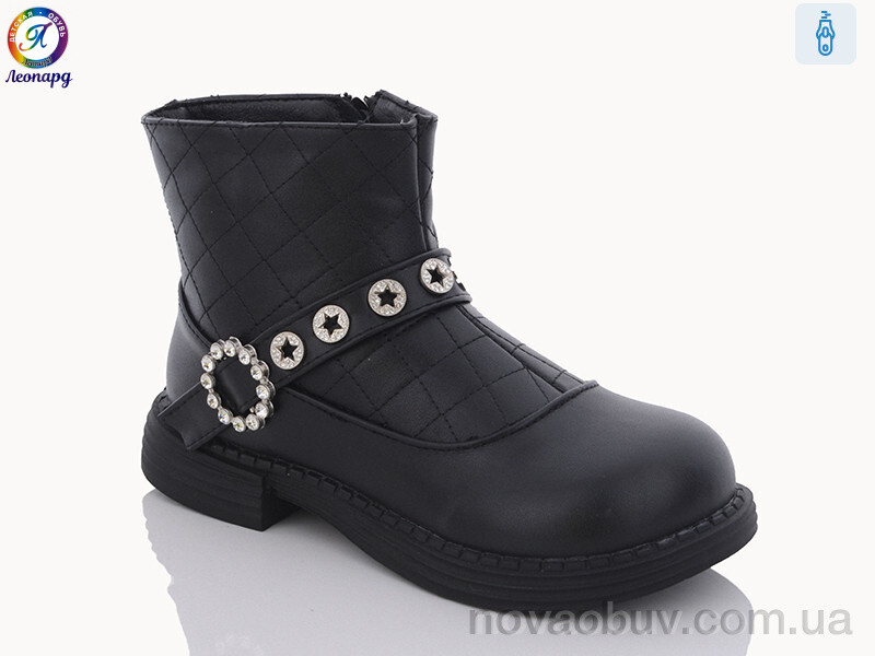 Черевики Леопард B003 black