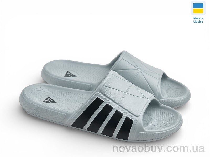 Шльопанці Rai shoes CC010 сіро-блакитний