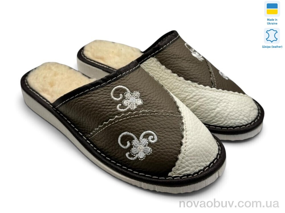 Капці Rai shoes Тапмал 001 шоколад