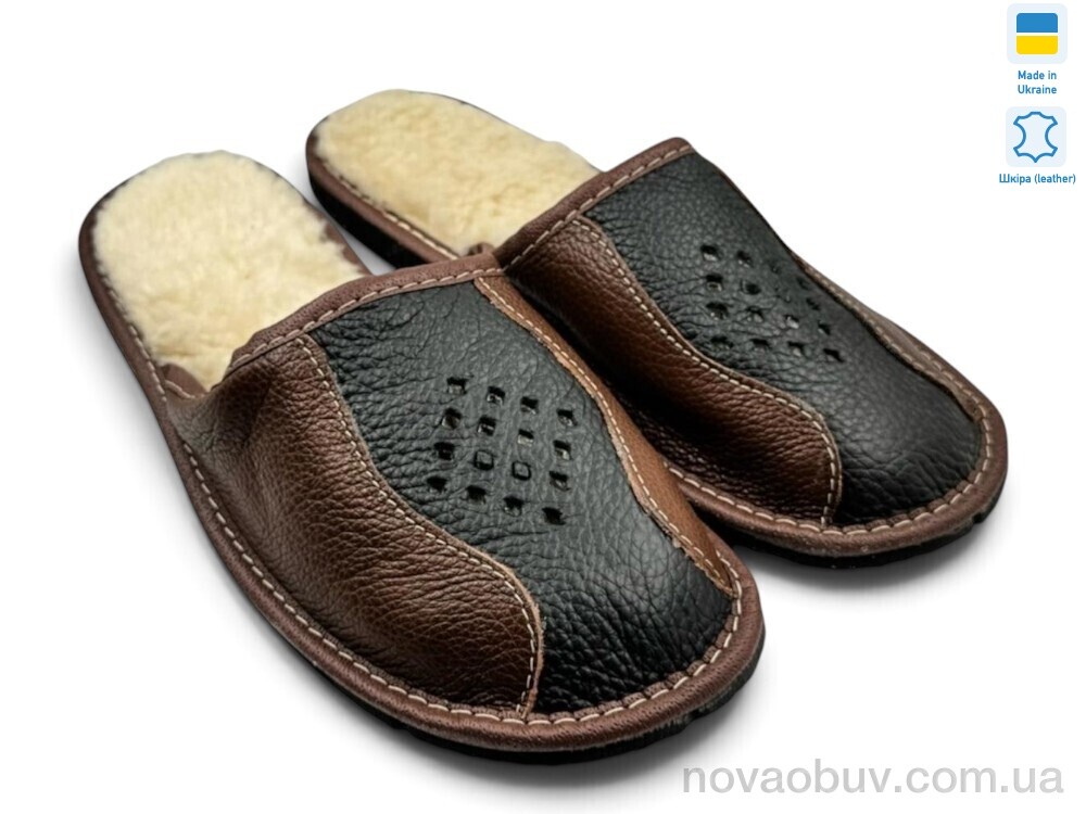 Капці Rai shoes Тапмал 003 коричневий