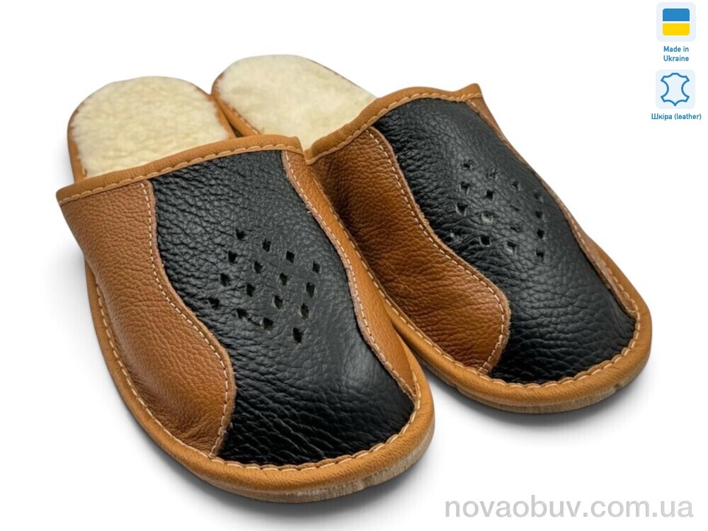 Капці Rai shoes Тапмал 003 рудий