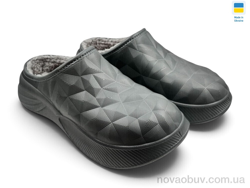 Сабо Rai shoes 803 т.сірий