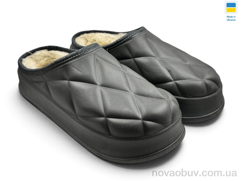 Сабо Rai shoes 802 т.сірий