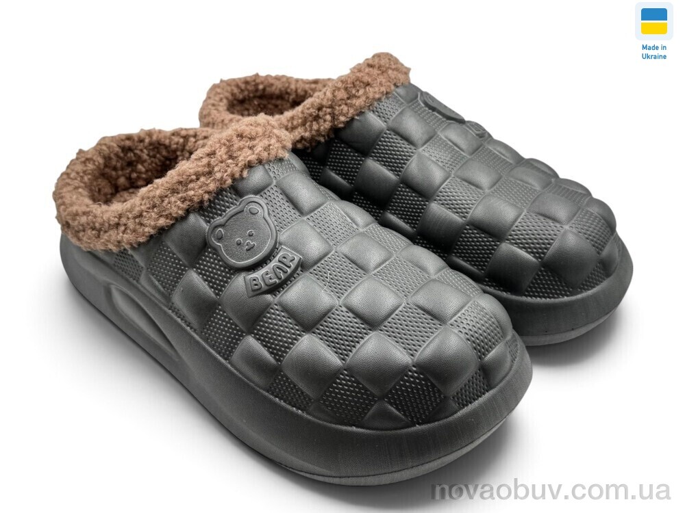 Сабо Rai shoes 604 т.сірий