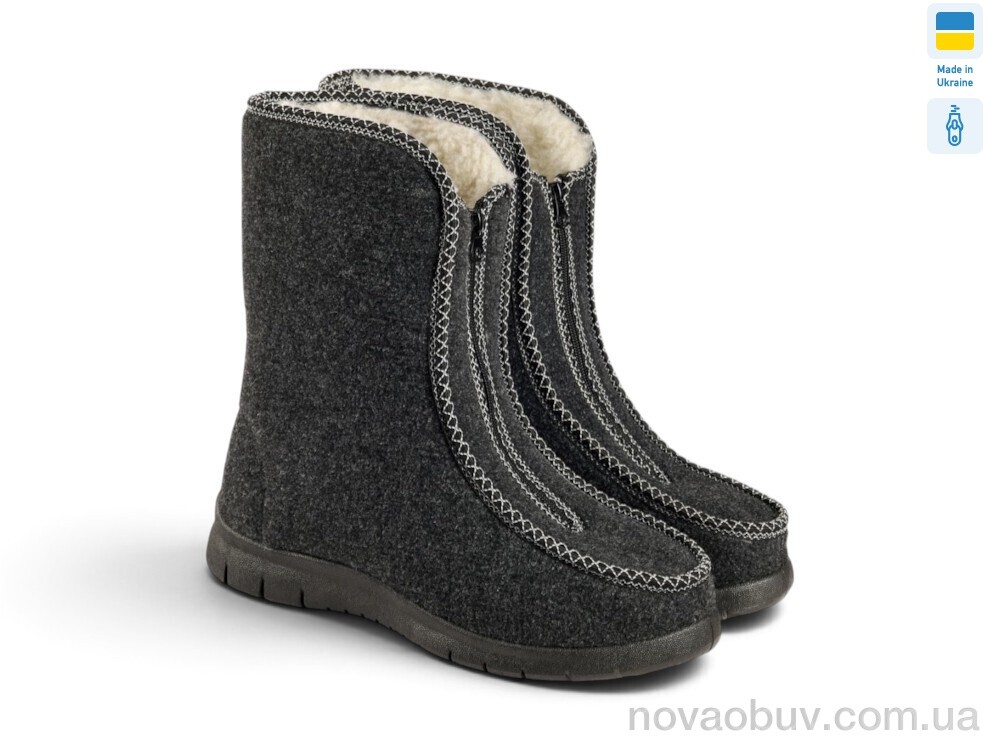 Бурки Rai shoes DL3202 сірий