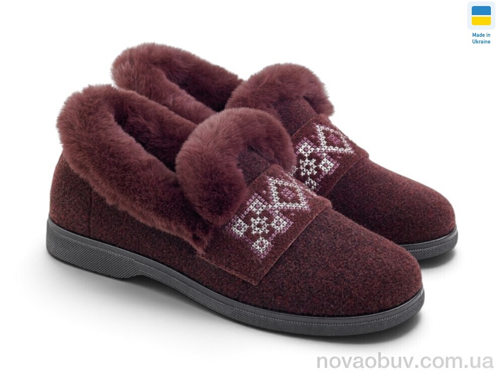 Бурки Rai shoes TA2101 бордовий