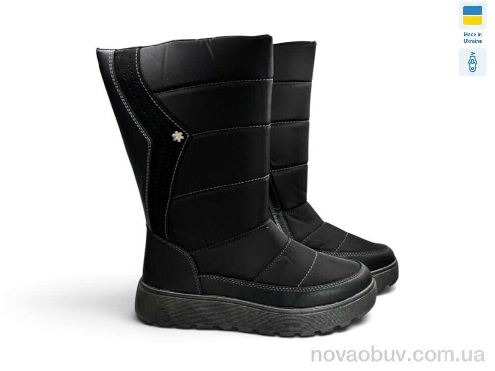Дутики Rai shoes 1601 чорний