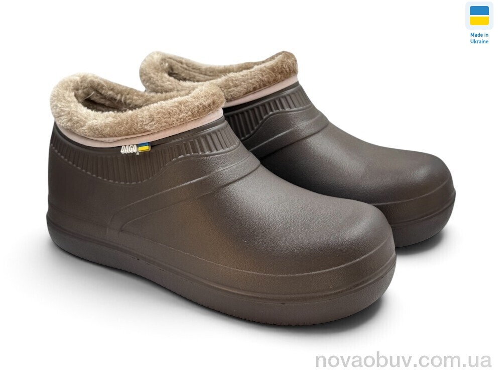 Галоші Rai shoes 7004 шоколад