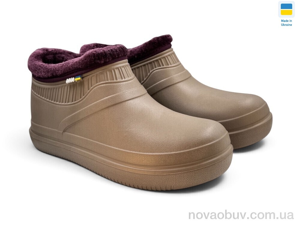 Галоші Rai shoes 7004 капучино
