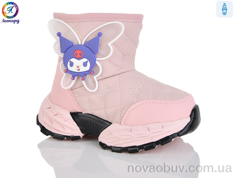 Черевики Леопард B8085 pink