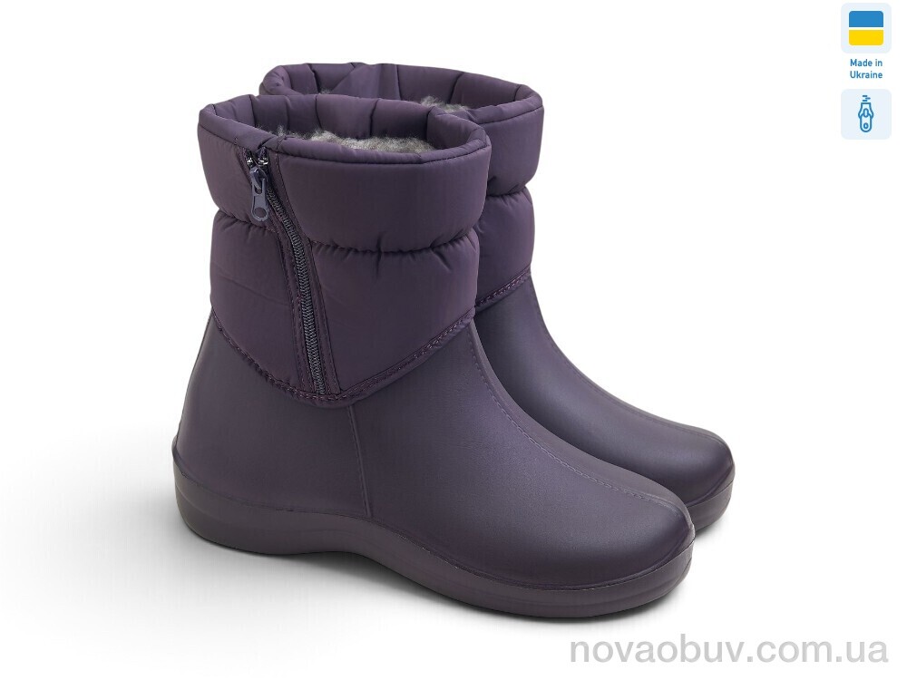Чоботи з піни Rai shoes D-338-1DF т.фіолетовий