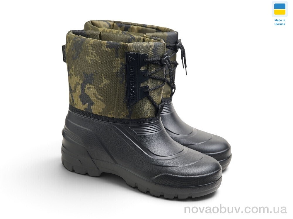 Чоботи з піни Rai shoes B-165A хакі