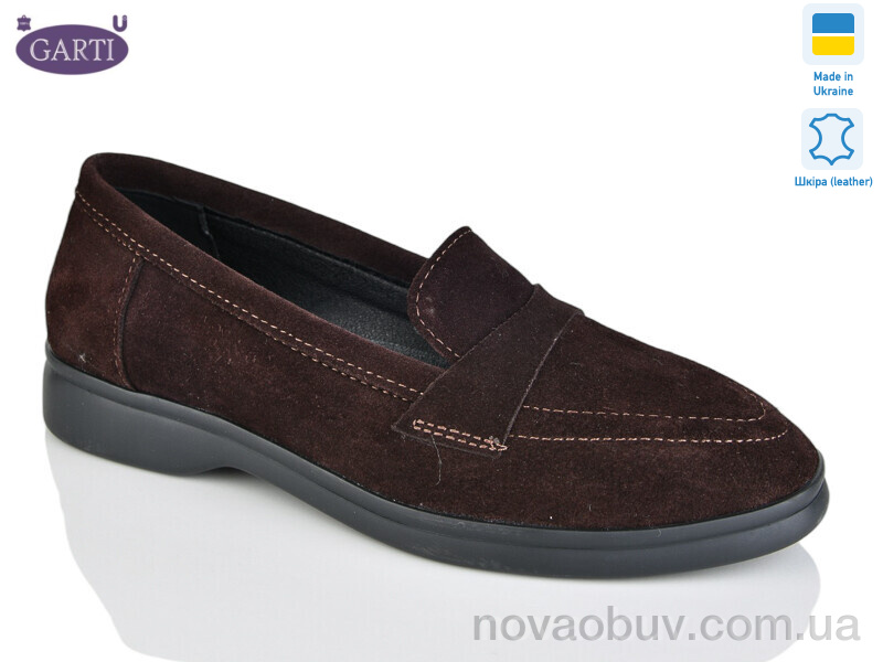 Туфлі Garti 401 корич з