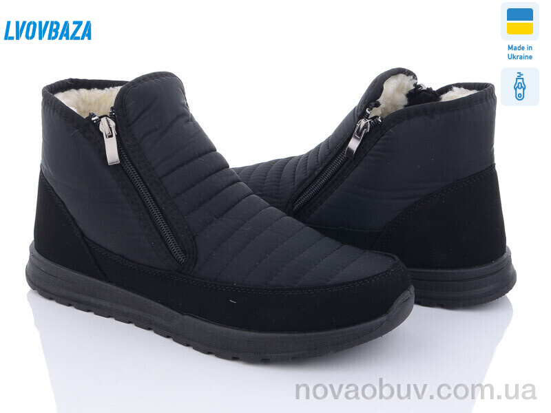 Черевики Lvovbaza Progress 4236 чорний