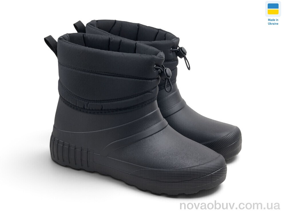 Чоботи з піни Rai shoes D401 A чорний