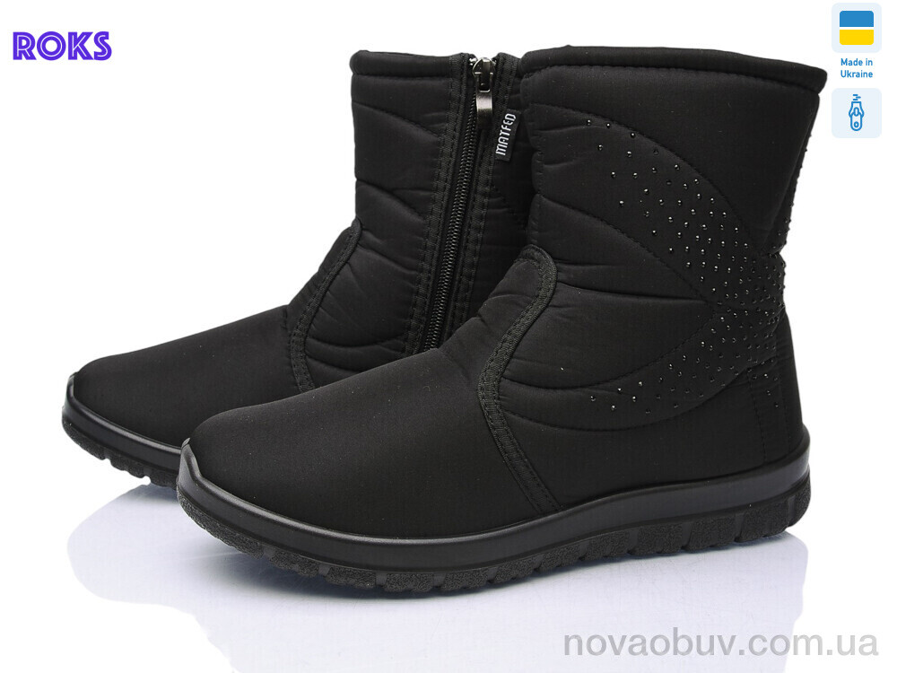 Дутики Roks 5201 чорний
