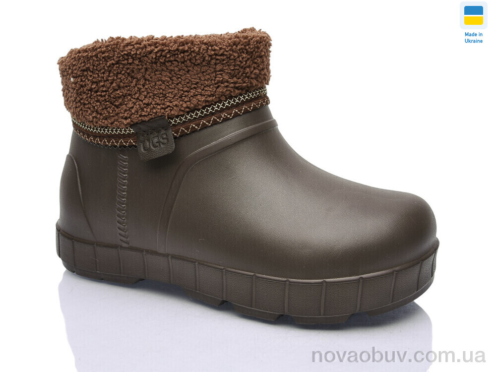 Чоботи з піни Крок D43 шоколад