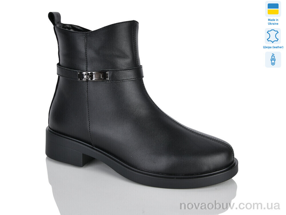 Черевики Sali 617 чорний к. демі