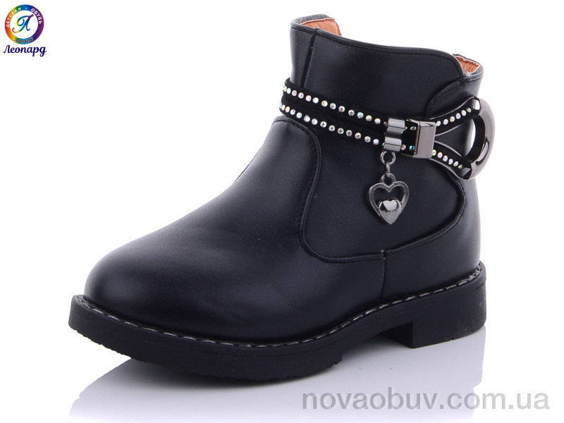 Черевики Леопард 6313 black
