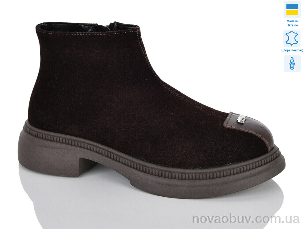 Черевики Sali 616 корич.з. зима