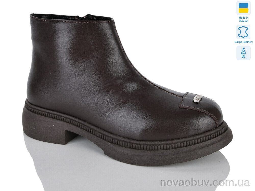Черевики Sali 616 корич.к. зима