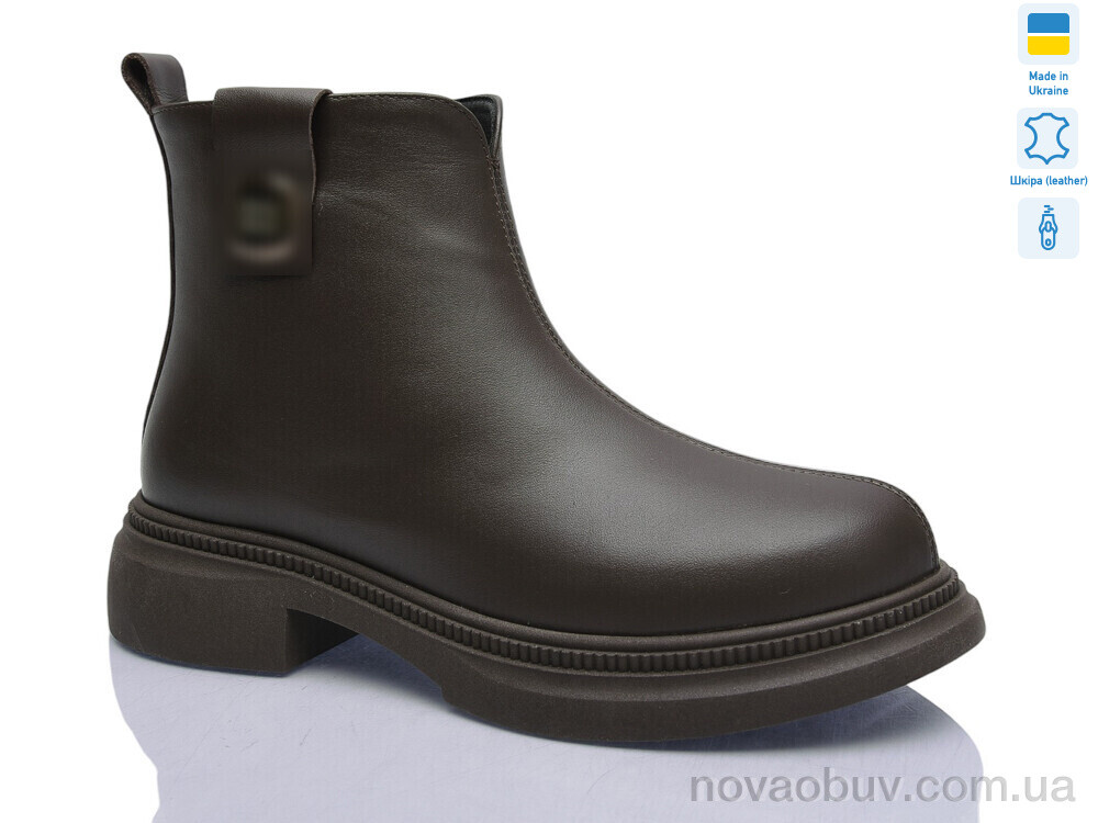 Черевики Sali 625 корич.к. зима