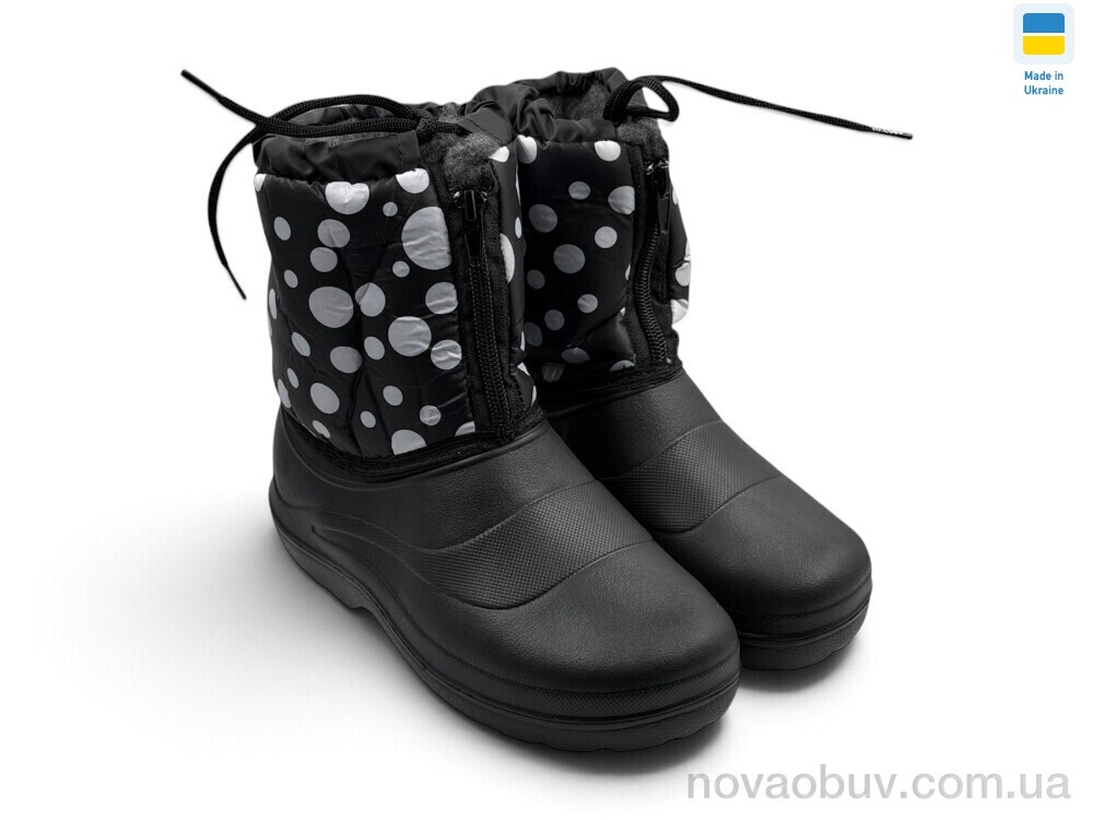 Чоботи з піни Rai shoes 205 горох чорний