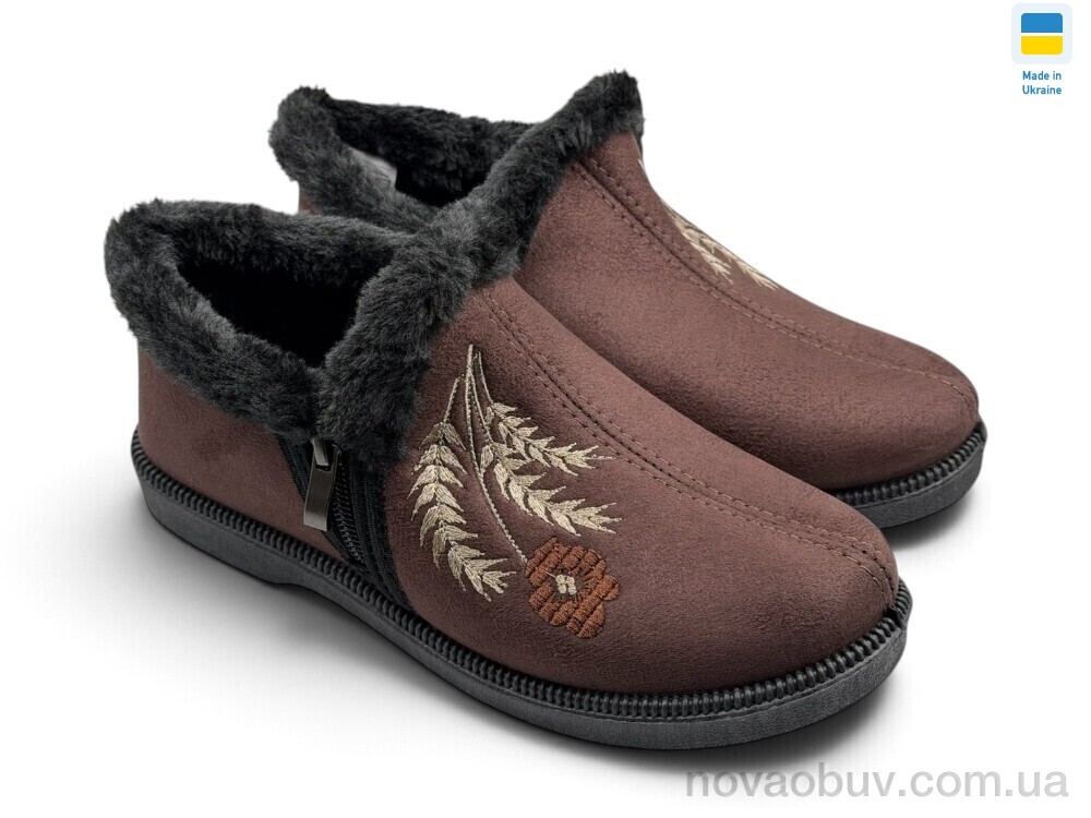 Капці Rai shoes РТ13 коричневий