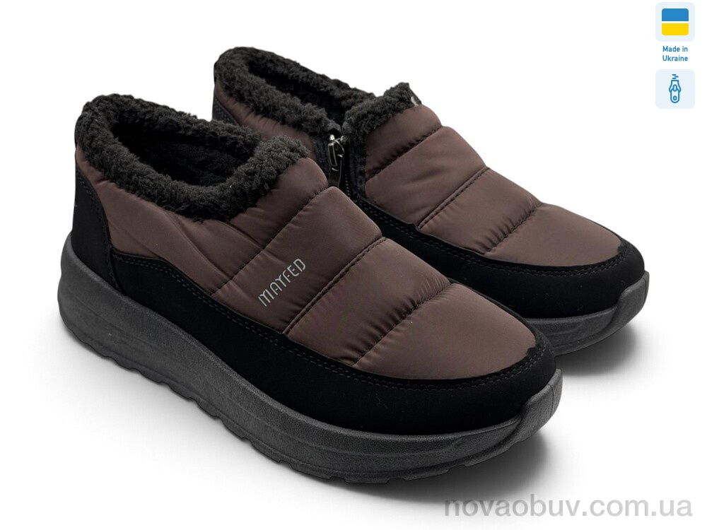 Дутики Rai shoes 6102 коричневий