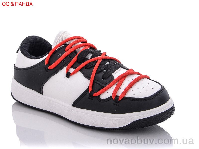 Кросівки QQ&Панда BK75 white-black old